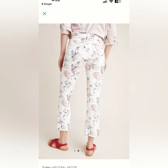 Paige Colette Crop Flare Denim - Picture 2 of 10